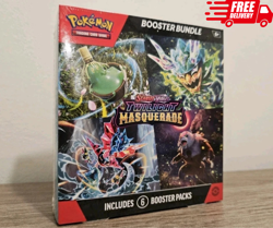 Pokemon TCG Booster Bundle 6 Pack - Scarlet & Violet: Twilight Masquerade (Seale - Image 1