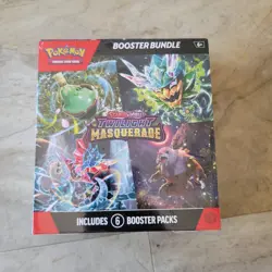 Pokemon TCG Scarlet & Violet Twilight Masquerade Sealed Booster Bundle 6 Pack - Image 1