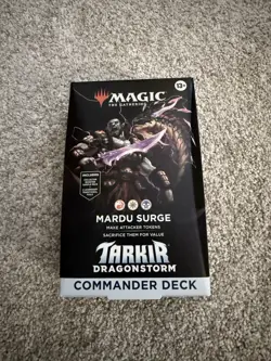 Magic the Gathering Tarkir Dragonstorm Commander Deck NEW sealed MARDU SURGE - Image 1