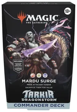 MTG Tarkir Dragonstorm Commander Deck - Mardu Surge (RWB) Sealed - Image 1