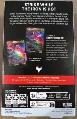 Magic The Gathering Tarkir Dragonstorm Commander Deck Mardu Surge NEW SEALED - Image 2