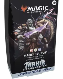 MTG Magic The Gathering Tarkir Dragonstorm Mardu Surge Commander Deck New Sealed - Image 1