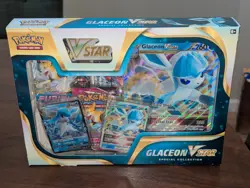 Pokemon TCG: Glaceon VSTAR Special Collection 5 BOOSTER PACKS Sealed - Image 1