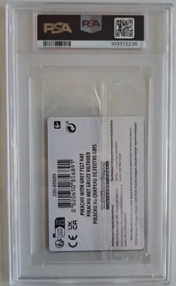 PSA 10 Pikachu x Van Gogh Grey Felt Hat Sealed Promo SVP 085 Pokemon Card Game - Image 2