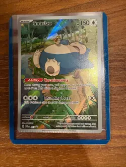 Snorlax 051 Sv: Scarlet & Violet Promo Cards Holo CRIMPED - Image 1