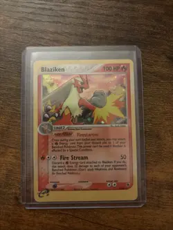 HP Blaziken Ruby & Sapphire Holo Rare Pokemon TCG Card 3/109 - Image 1