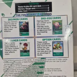 Digimon Card Game Giga Green Starter Deck ST-4 New & Sealed - Image 2