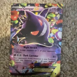 Pokemon TCG Gengar EX Holo Rare 34/119 Basic Psychic 170HP Dark Corridor Card - Image 1