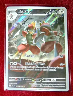 Bisharp 143/086 BLACK BOLT Illustration Rare Scarlet & Violet era Pokemon Card - Image 1
