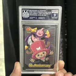 Majin Buu Chopper Dragon Ball One Piece Jump 40th Anniversary Card - Mana 9 - Image 1