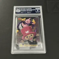 Majin Buu Chopper Dragon Ball One Piece Jump 40th Anniversary Card - Mana 9 - Image 2