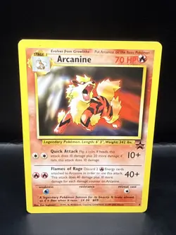 Pokemon Card - Arcanine WoTC Black Star Promo 6 Non Holo L - Image 1