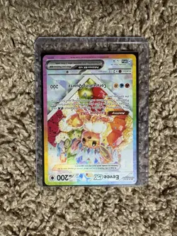 Pokemon TCG Eevee EX 174 Black Star Promo Card from Scarlet & Violet VHTF SSP - Image 1