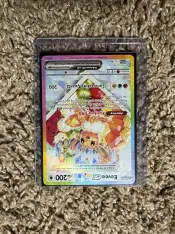 Pokemon TCG Eevee EX 174 Black Star Promo Card from Scarlet & Violet VHTF SSP - Image 2