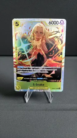 OP08-112 S-Snake SR One Piece TCG English Card - Image 1