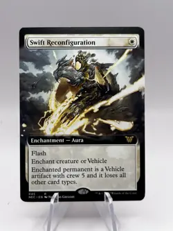 Swift Reconfiguration 0045 Extended Art Kamigawa: Neon Dynasty NCC MTG NM - Image 1