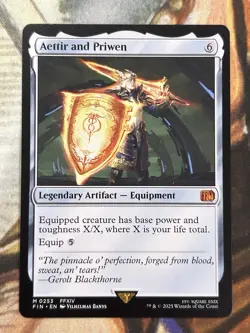 Aettir and Priwen #0350 (Borderless) MTG Final Fantasy Regular Mythic - NM/M 🔥 - Image 1