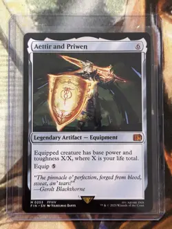 Aettir and Priwen #0350 (Borderless) MTG Final Fantasy Regular Mythic - NM/M 🔥 - Image 3