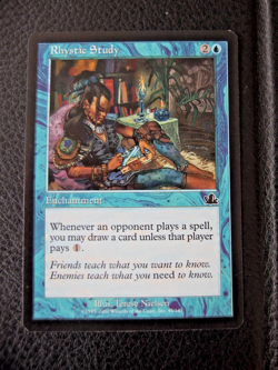Magic the Gathering MTG Rhystic Study Prophecy Englisch Excellent - Image 1