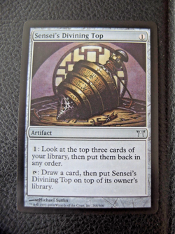 MTG Magic the Gathering Sensei‘s Divining Top Champions of Kamigawa EX+ Englisch - Image 1
