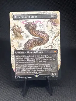 Rottenmouth Viper (Borderless) Bloomburrow Regular - Image 1
