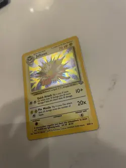 Pokemon TCG: Jolteon 4/64 holo rare jungle 1999 WOTC near mint / excellent - Image 4