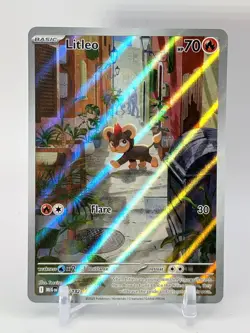 Litleo - 139/132 Illustration Rare ME01: Mega Evolution Pokemon TCG NM - Image 1