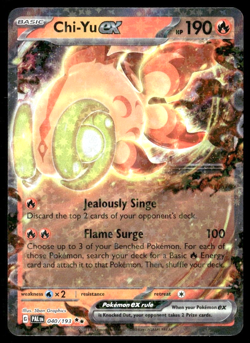 Chi-Yu ex - 040/193 - Paldea Evolved (PAL) Double Rare Holo Pokemon TCG - Image 1