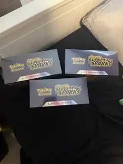 3 Pokemon TCG Surging Sparks Elite Trainer Box ETB New, Factory Sealed, Quantity - Image 2