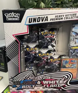 Pokemon TCG Black Bolt & White Flare Unova Heavy Hitters Premium Collection New - Image 2