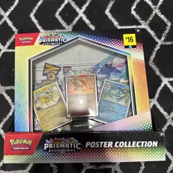 Pokemon Prismatic Evolutions Poster Collection Sealed Full Display Case Lot Of 6 - Image 1