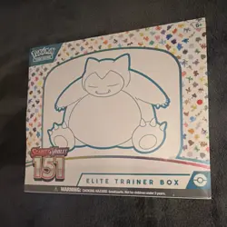 Pokemon TCG Scarlet & Violet 151 Elite Trainer Box English Snorlax Booster - Image 1