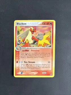 Pokemon TCG Blaziken Theme Deck Exclusive 3/109 Regular Exclusive Non Holo - LP - Image 1