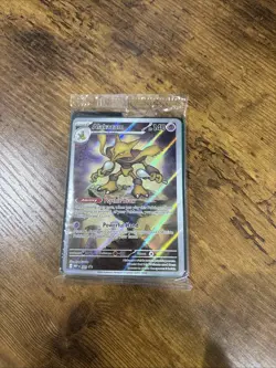 Pokemon TCG Alakazam Mega Evolution ETB Promo Holo SEALED - Image 1