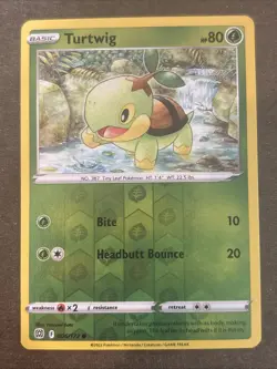 Turtwig 006/172 SWSH: Brilliant Stars Reverse Holo Common Pokemon TCG LP - Image 1