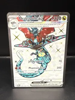 Pokemon TCG Dragapult ex 200/167 Twilight Masquerade Full Art Ultra Rare Holo NM - Image 2