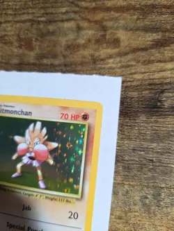 Pokemon TCG Hitmonchan Holo Rare 7/102 Base Set Unlimited, WOTC Vintage 1999 - Image 5