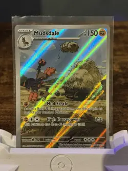 Mudsdale - 175/162 Temporal Forces Pokemon TCG Full Art Illustration Rare NM - Image 2