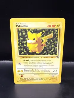 Pokemon TCG Pikachu Wizards Black Star Promos Rare Pokemon S - Image 1
