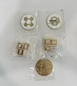 Charizard UPC Metal Coin, Dice, and Special Condition Markers - Brand New/Sealed - Image 1