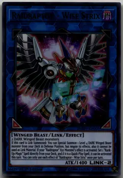 Raidraptor - Wise Strix Ultra Rare Duel Overload DUOV-EN005 LP - Image 1