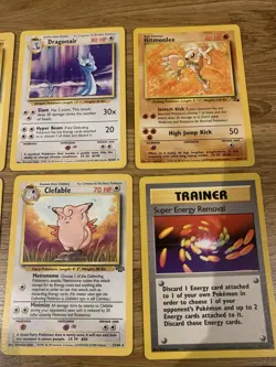 Pokemon Cards WOTC Rare Bundle Fossil Jungle Rocket Base X 12 Old Vintage - Image 2
