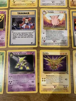 Pokemon Cards WOTC Rare Bundle Fossil Jungle Rocket Base X 12 Old Vintage - Image 4