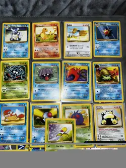 Base Set Jungle Fossil Pokemon cards Bundle 14 cards No Dupes Vintage WOTC NM LP - Image 1