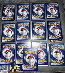 Base Set Jungle Fossil Pokemon cards Bundle 14 cards No Dupes Vintage WOTC NM LP - Image 2