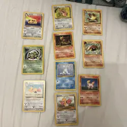 Pokemon Bundle Job Lot Vintage WOTC 10 Cards Base, Fossil, Jungle, Neo Genesis - Image 1