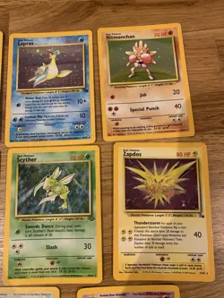 Pokemon Cards WOTC Holo Bundle Joblot Old Vintage Fossil Jungle Base X 8 - Image 3