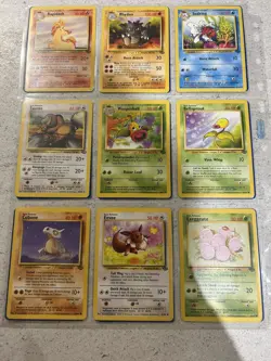 165x WOTC Vintage Pokemon Bundle | Pokemon TCG Fossil, Jungle and Base sets - Image 1