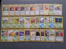 Pokemon Card Vintage WOTC Bundle Rares x33 LP-HP Base/Jungle/Fossil/Team Rocket - Image 1