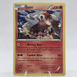 Entei 14/98 - Cosmos Holo - XY Ancient Origins - Rare Promo Pokemon Card 2015 - Image 1